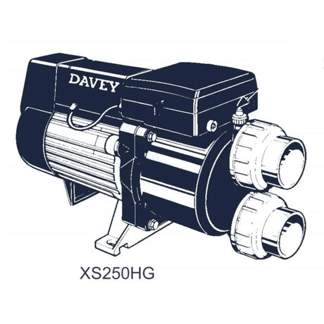 Davey Spa Bath Pumps - XS Series - XS200 / 250 / 300 / HB HD HG - Replacement Listing - Heater and Spa Parts