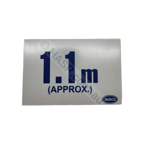 Depth Marker - 1.1m - H8cm W12