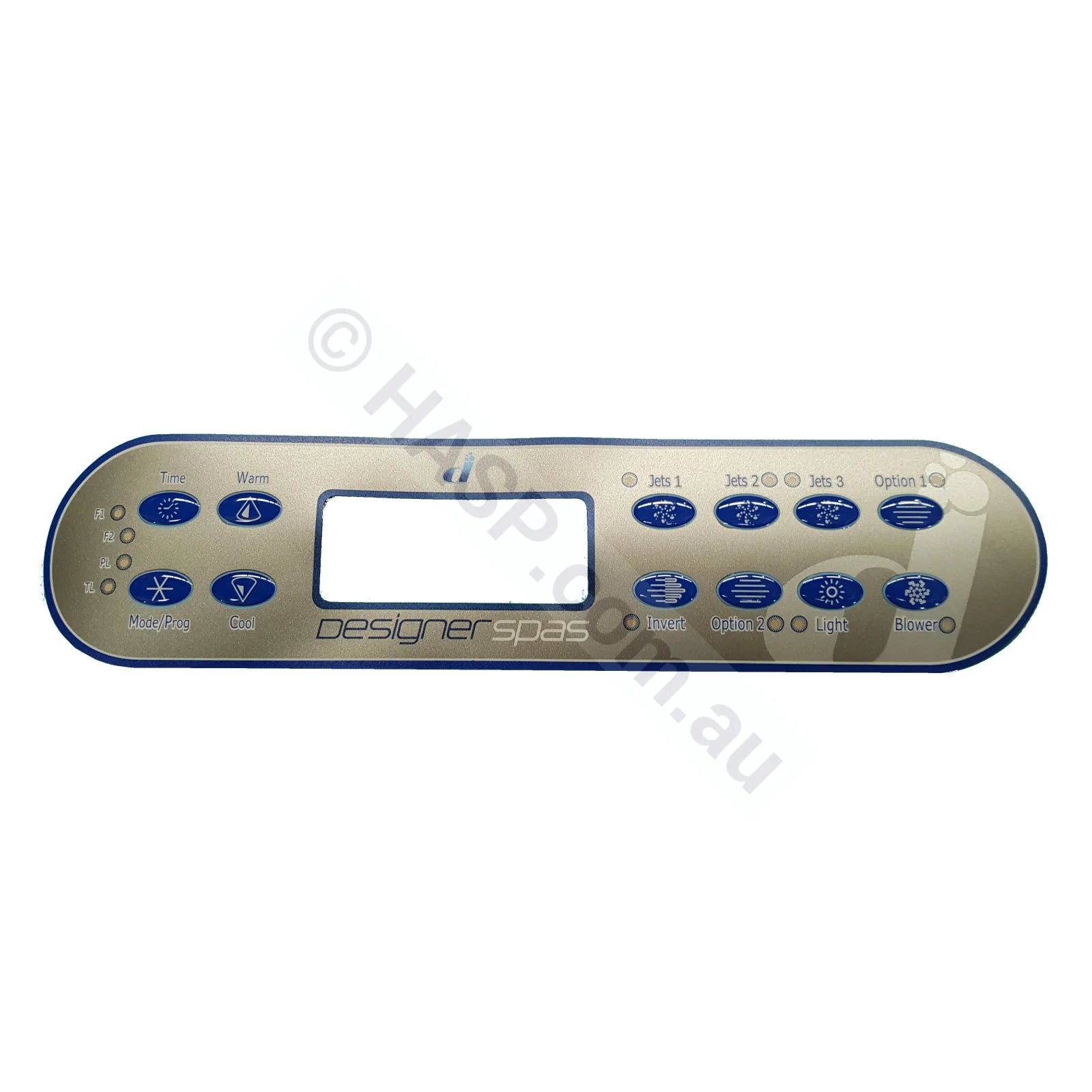 Designer Spas - ML900 Overlay Protective Decal Sticker - Balboa - Heater and Spa Parts
