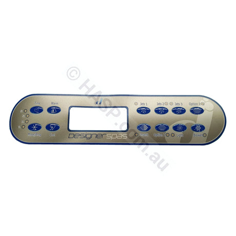 Designer Spas - ML900 Overlay Protective Decal Sticker - Balboa - Heater and Spa Parts