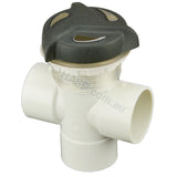 Edgetec 50mm Diverter Valve - Sea Breeze - Tri-Star Shape - Heater and Spa Parts