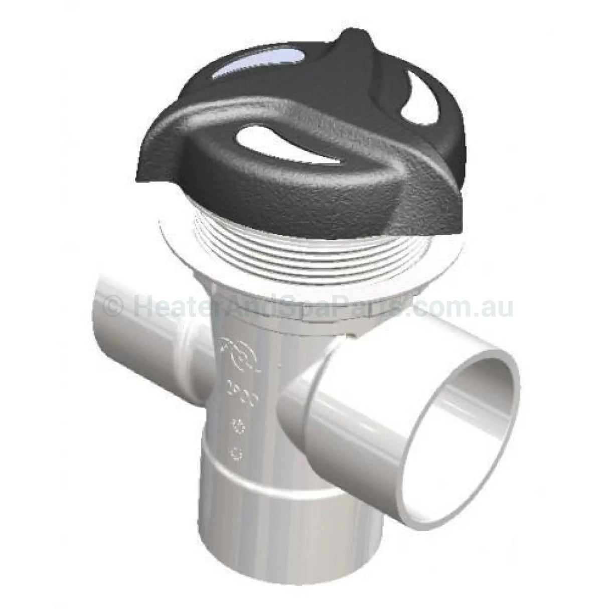 Edgetec 50mm Diverter Valve - Sea Breeze - Tri-Star Shape - Heater and Spa Parts