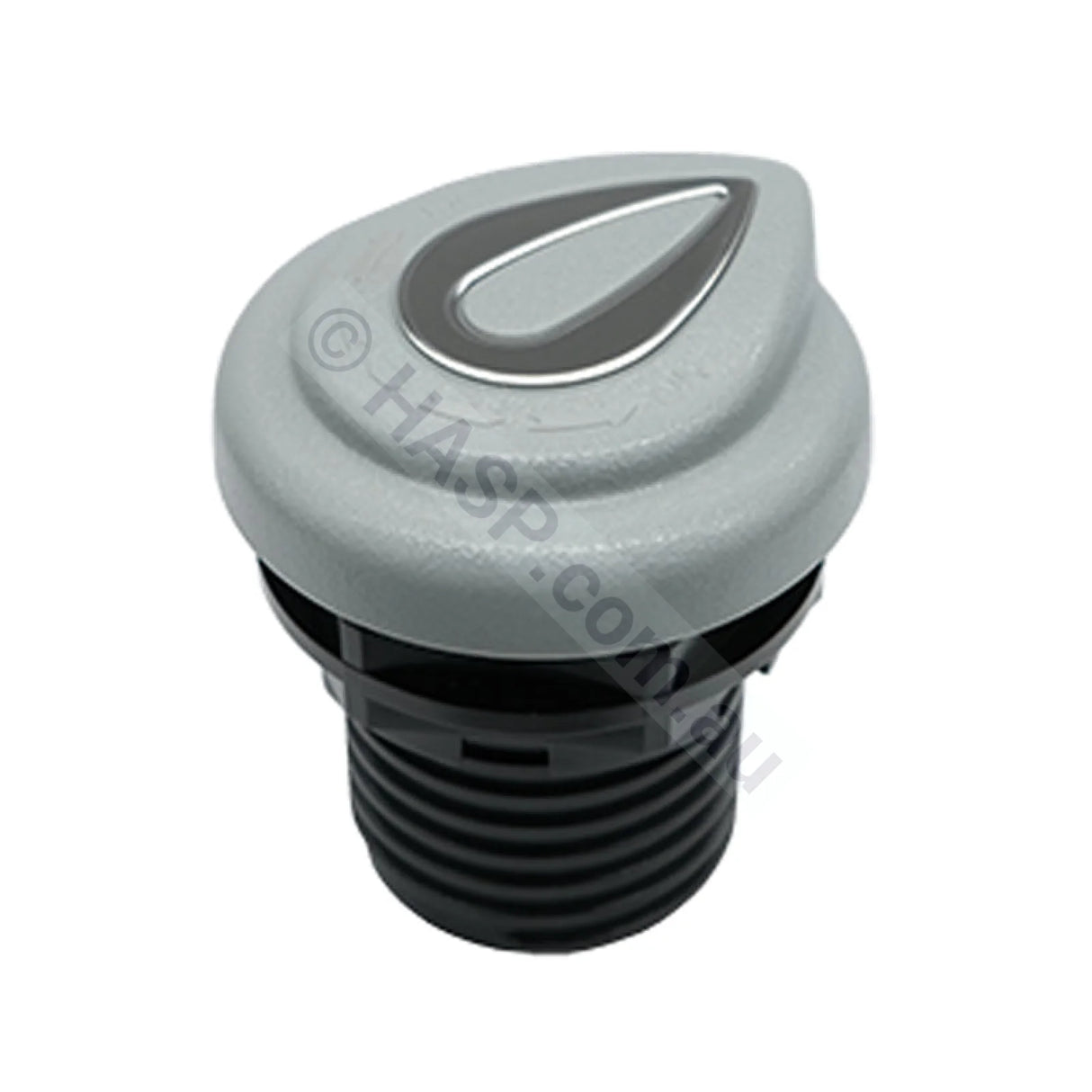 Edgetec Airon Tear Drop Air Control w/ Stainless - Pool & Spa
