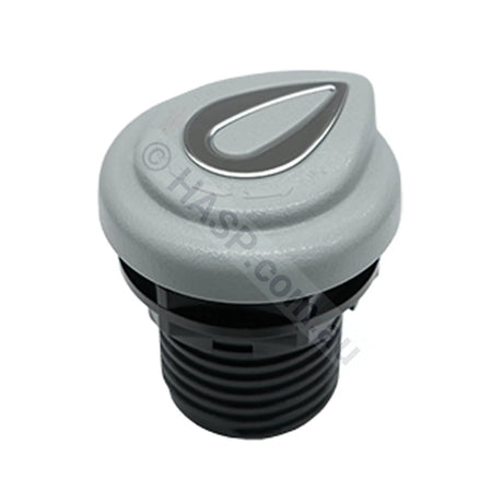 Edgetec Airon Tear Drop Air Control w/ Stainless - Pool & Spa