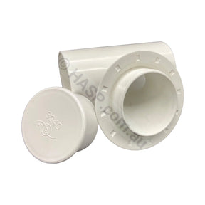 Edgetec Bath Suction Body - Tee - Obsolete (No Longer Available) - suctions