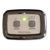 Edgetec & Decina Triflo Sensa-Touch Touchpad - Chrome w/ 4m Cable - Heater and Spa Parts