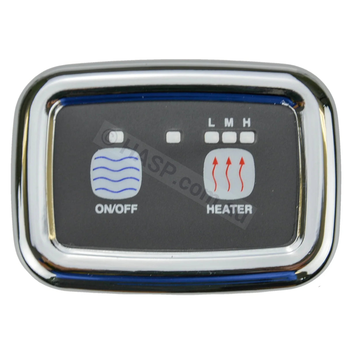 Edgetec & Decina Triflo Sensa-Touch Touchpad - Chrome w/ 4m Cable - Heater and Spa Parts