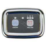 Edgetec & Decina Triflo Sensa-Touch Touchpad - Chrome w/ 4m Cable - Heater and Spa Parts