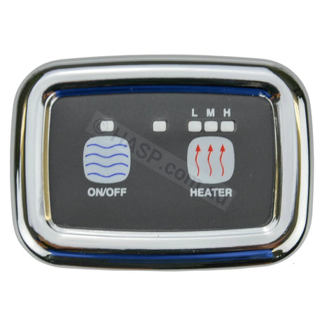 Edgetec & Decina Triflo Sensa-Touch Touchpad - Chrome w/ 4m Cable - Heater and Spa Parts
