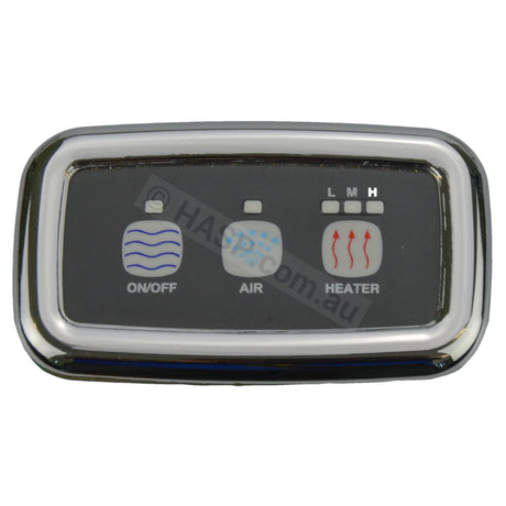 Edgetec Decina 3-Button Sensa Touch Touchpad - Spa Baths - Key Pad Control Panel - Heater and Spa Parts