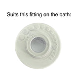 Edgetec Decina Chrome Spa Bath Air Control Cap - 46mm OBSOLETE Pool & Spa