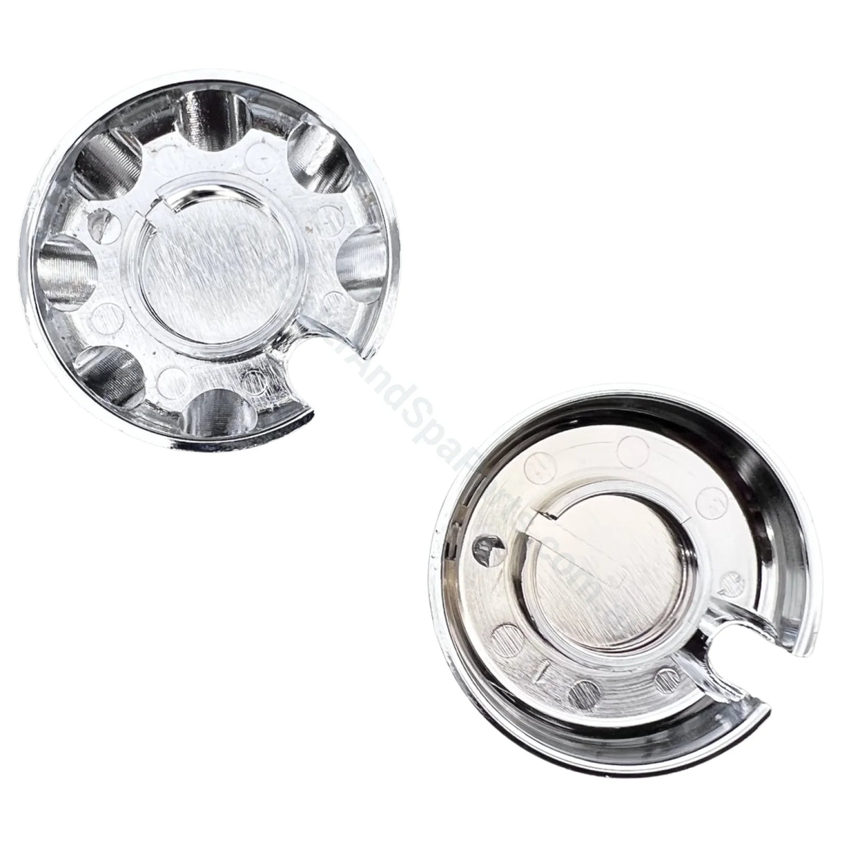 Edgetec Decina Chrome Spa Bath Air Control Caps - 46Mm