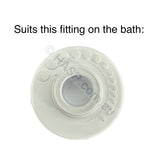 Edgetec Decina Gold Spa Bath Air Control Cap - 46mm - Smooth Pool & Spa