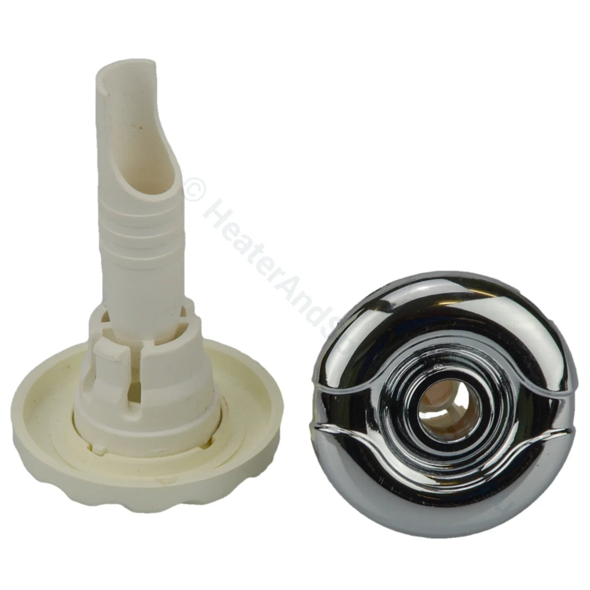 Edgetec Euro Jets - Spa Bath Jets - 42mm - Chrome - Heater and Spa Parts