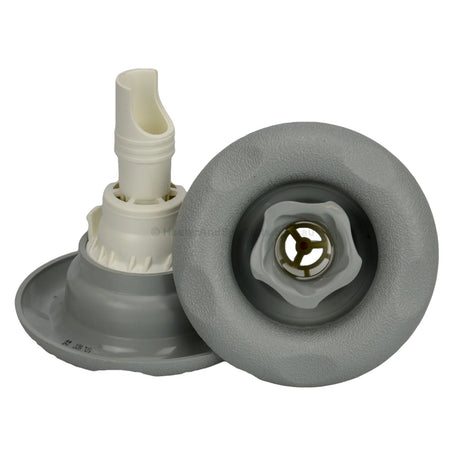Edgetec Excess Spa Pool Jet - Directional - Grey Scallops - 84mm - Heater and Spa Parts