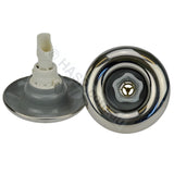 Edgetec Excess Spa Pool Jet - Directional - Stainless Grey - 100mm - Heater and Spa Parts