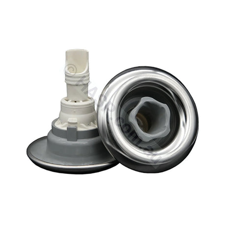 Edgetec Excess Spa Pool Jet - Directional - Stainless Grey - 84mm - Pool & Spa
