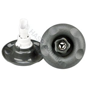 Edgetec Excess Spa Pool Jet - Twirl Directional - Graphite Gray - 100mm - Heater and Spa Parts