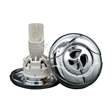 Edgetec Eyeris Spa Bath Jets - Chrome - Pulse Rotating - 72mm - Obsolete (No Longer Available) - Spa Bath Jets