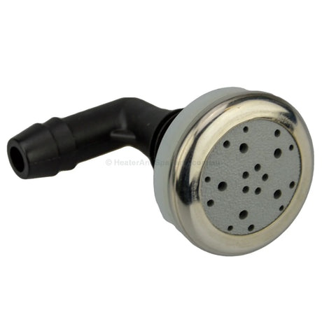 Edgetec O2 Air Injector - Light Grey w Stainless Steel Escutcheon - 33.5mm - Heater and Spa Parts