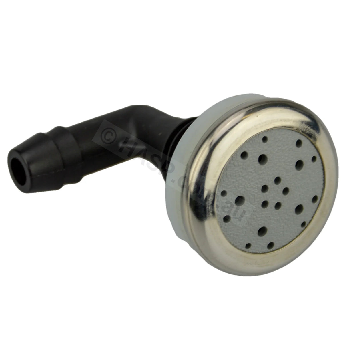 Edgetec O2 Air Injector - Light Grey w Stainless Steel Escutcheon - 33.5mm - Heater and Spa Parts