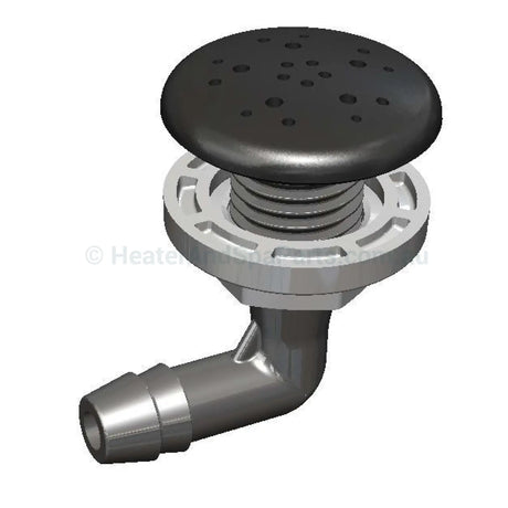 Edgetec O2 Air Injector - Grey - 33mm - Heater and Spa Parts