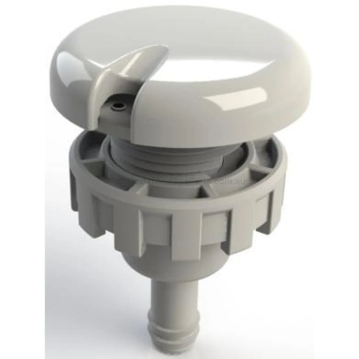 Edgetec Reactive Air Control Venturi for Spa Baths - White Smooth - Heater and Spa Parts