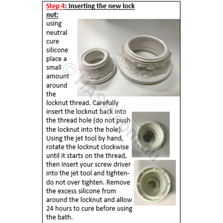 Edgetec Silhouette Spa Bath Jet - 41Mm Obsolete See Listing Jets