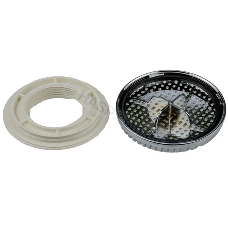 Edgetec SLP Spa Bath Suction - Chrome - 100mm - 192lpm - Heater and Spa Parts