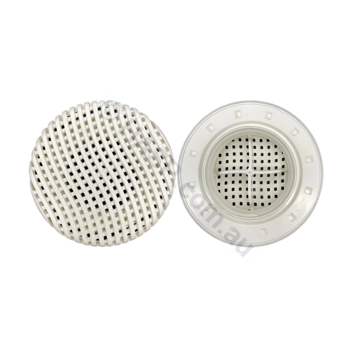 Edgetec SLP Spa Bath Suction - White - 100mm - 192lpm - Wave Wavy Face - suctions