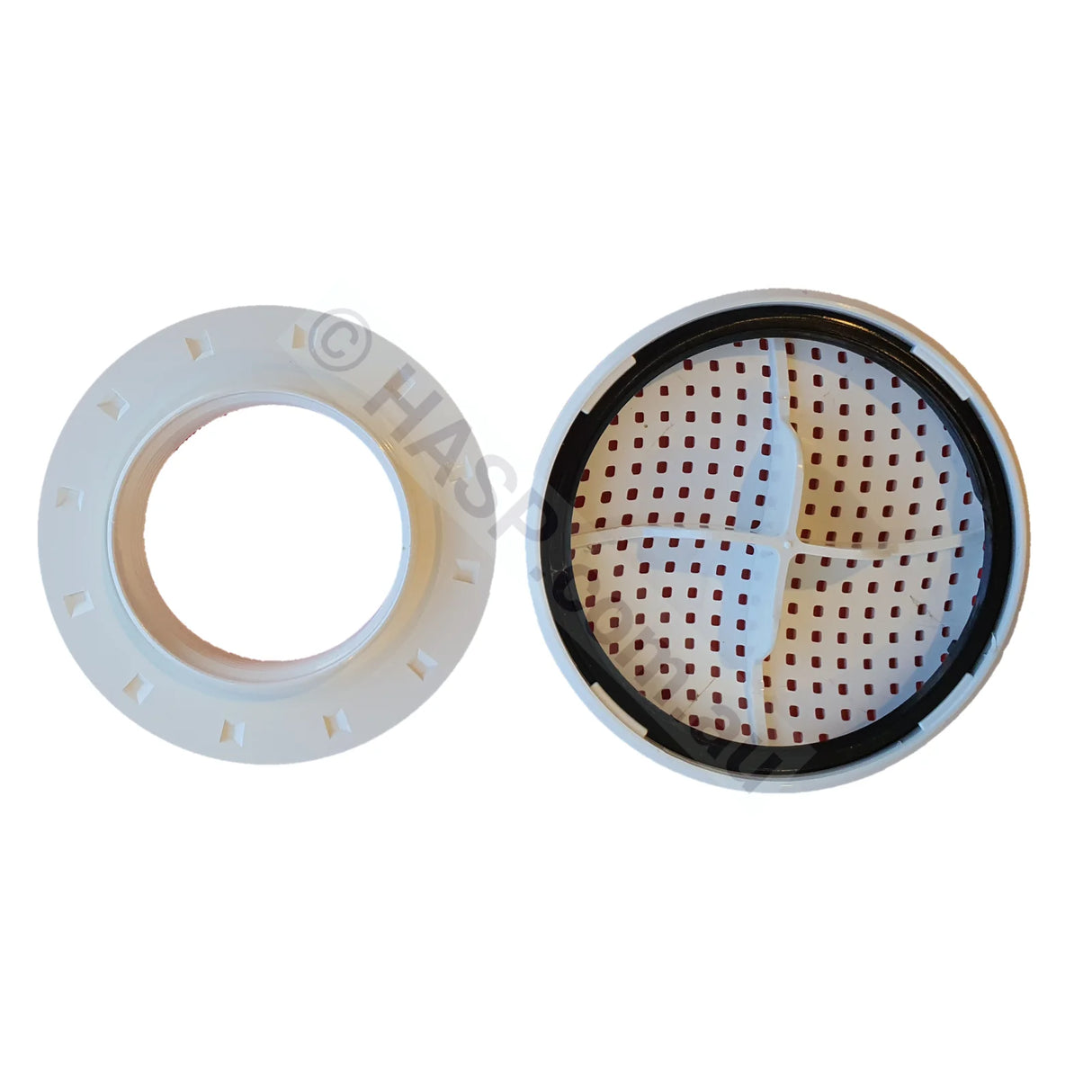 Edgetec SLP Spa Bath Suction - White - 100mm - 192lpm - Heater and Spa Parts