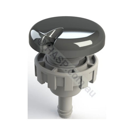Edgetec Spa Bath Air Control - High Flow - 4-Way Chrome - Reactive - Pool & Spa