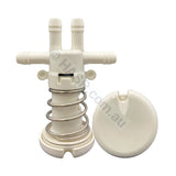 Edgetec Spa Bath Air Control - High Flow - 4-Way White - Reactive - Pool & Spa