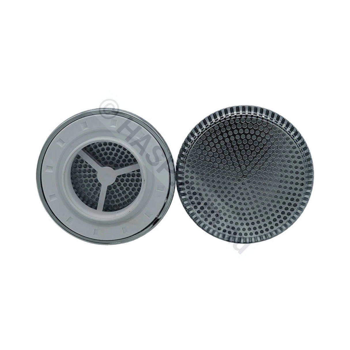 Edgetec Spa Bath Suction - Chrome - 100mm - 192lpm - Obsolete (No Longer Available) - suctions