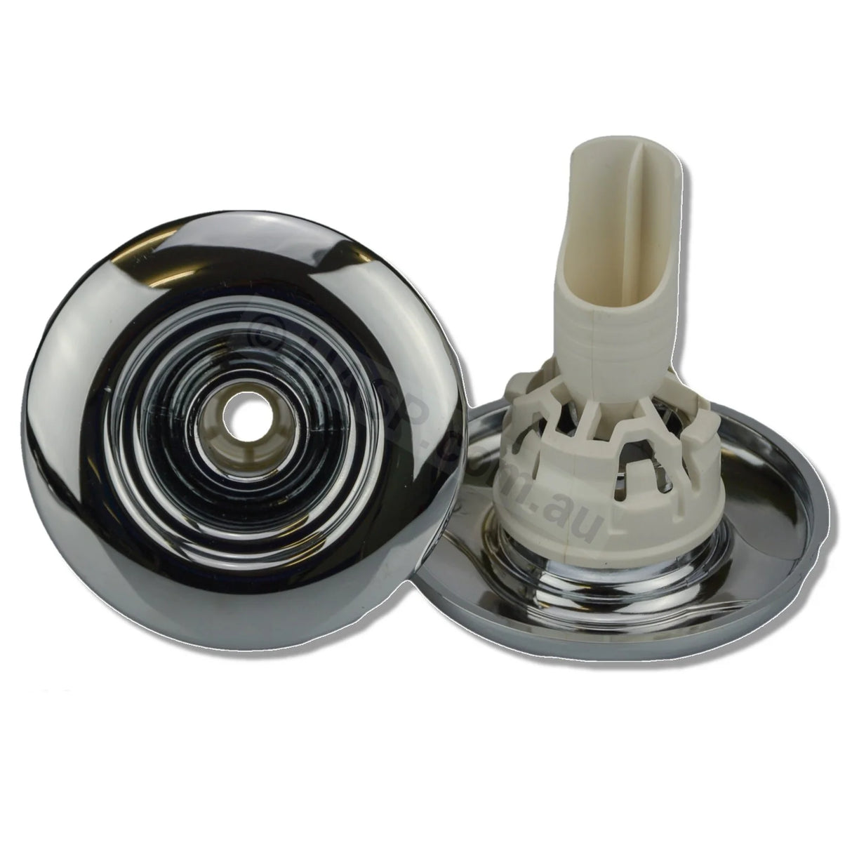 Edgetec Trio Jet Face & Venturi - Chrome - Mitee / Decina - 72mm - Heater and Spa Parts