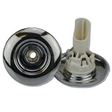 Edgetec Trio Jet Face & Venturi - Chrome - Mitee / Decina - 72mm - Heater and Spa Parts