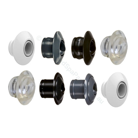 Eyeball Returns - 40 & 50Mm Push In Style Black Grey White Clear