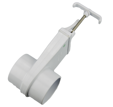 1.5" / 40mm Gate Valve - Sliding Push & Pull - CMP Magic Plastics - Heater and Spa Parts