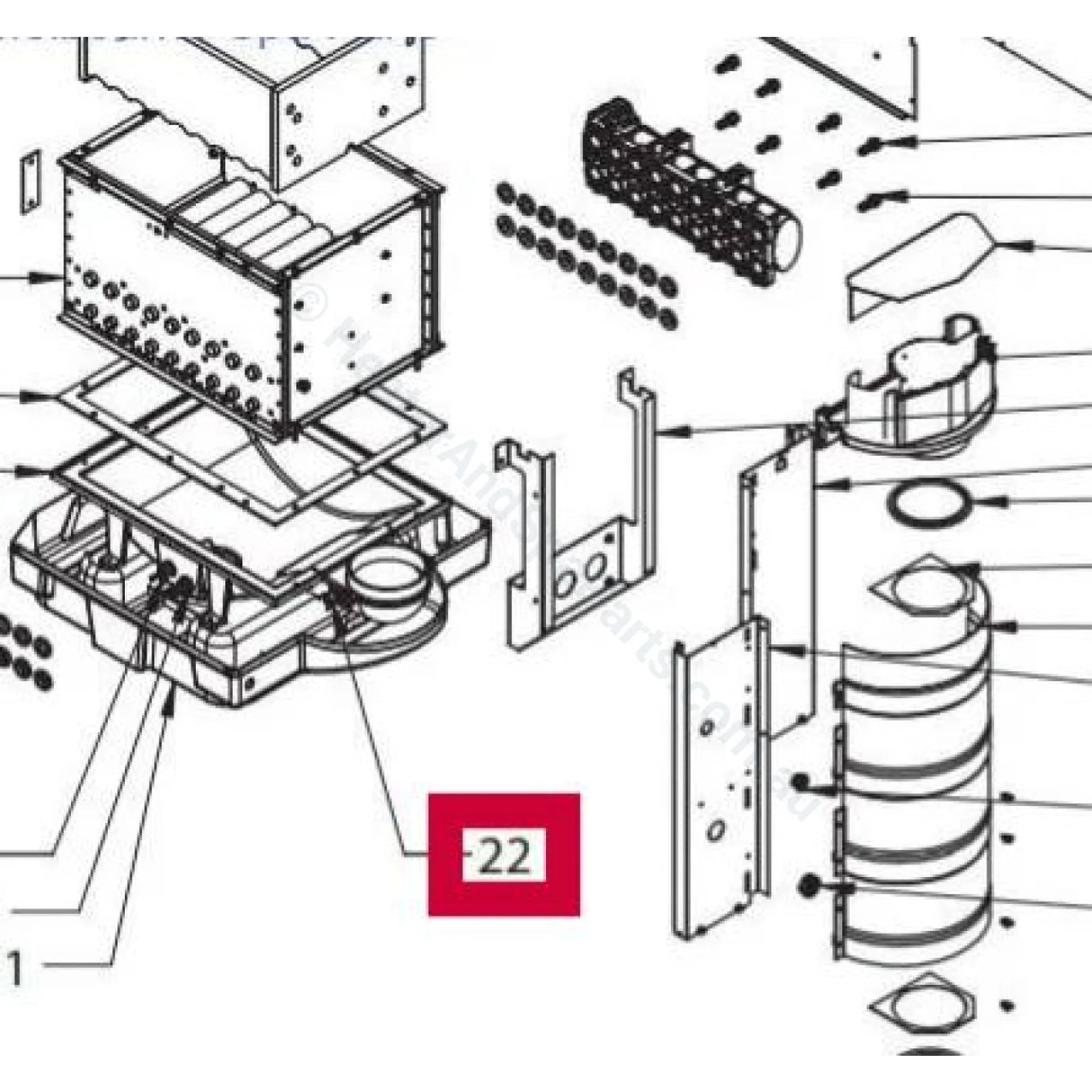 High Limit Switch - 175°C - F6 Error Hurlcon Astralpool Viron Gas Heaters - Heater and Spa Parts