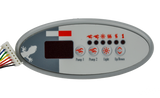 Gecko / Spa Builders TSC-9 / K-9 Oval Panel - 4 button - Microspa SSPA - Heater and Spa Parts