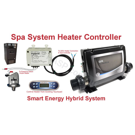 Hybrid Universal Pool Heater Control Module - Smart Energy Hybrid System - Heater and Spa Parts