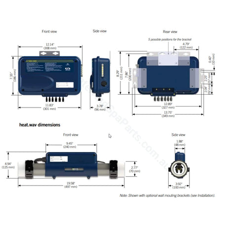 Gecko Aeware in.yj Spa Control System - Heater and Spa Parts