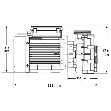 Gecko Maelstrom Ms-1 3.0Hp/4.2Hp Single-Speed Pump