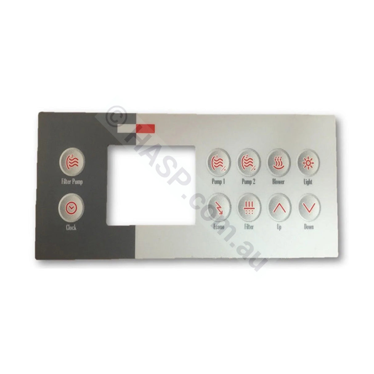 Gecko TSC-4/K-4 10 Button Overlay