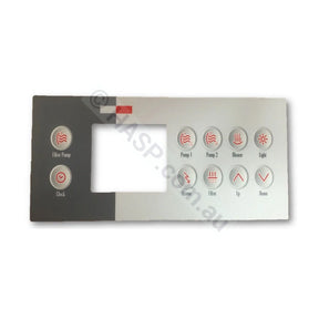 Gecko TSC-4/K-4 10 Button Overlay