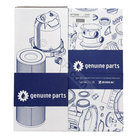 Astralpool® ZX 310 Cartridge Filter Elements (Pair) - 78088 - aka Hurlcon - Genuine Cartridge Filters