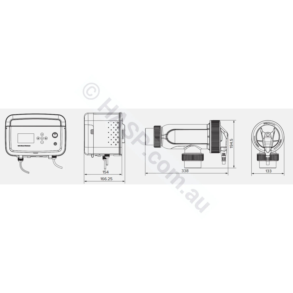 Henden by Reece Compact Salt & Mineral Chlorinators