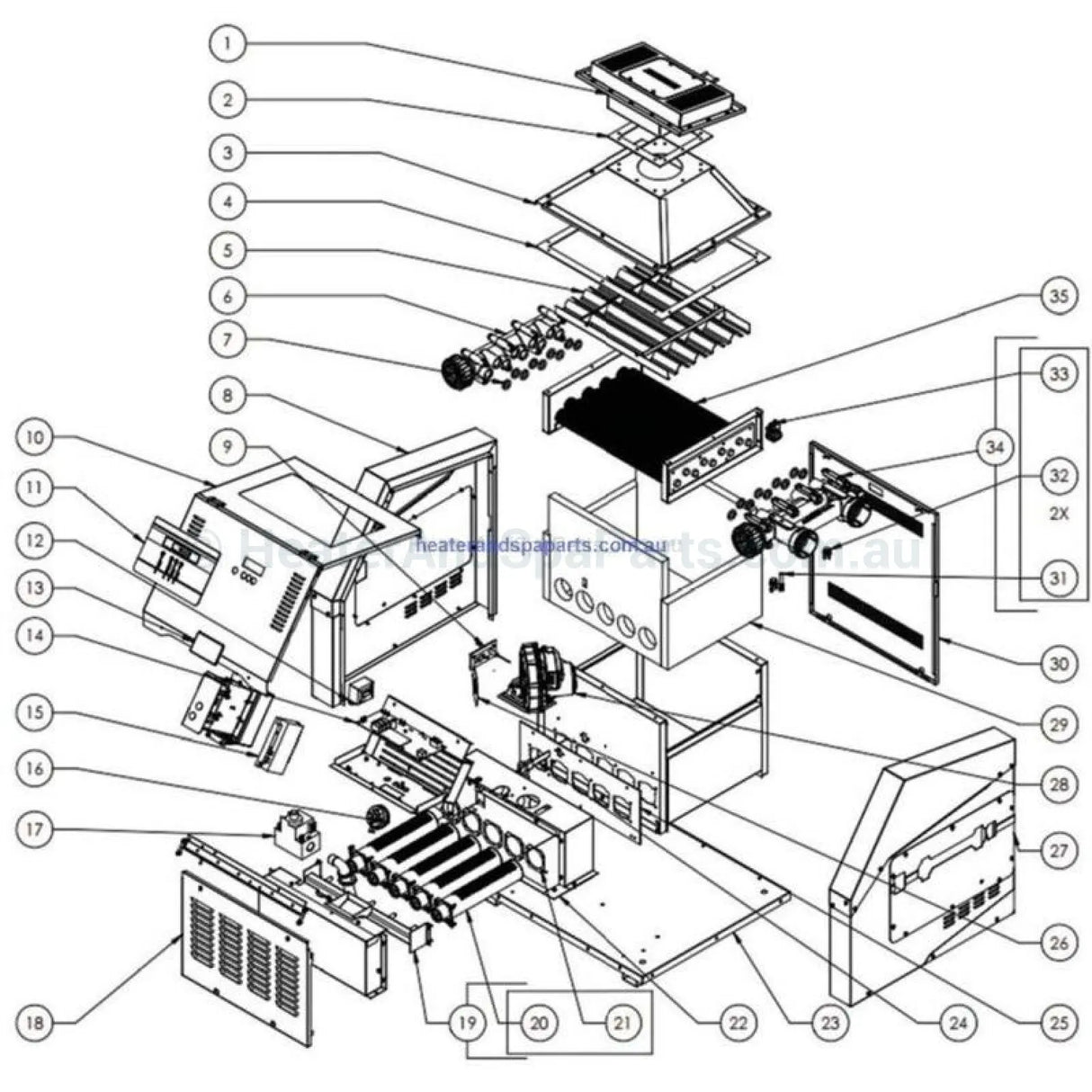 Hinrg 400 In Out Manifold Header - Inlet / Outlet Mkii Or Series 2