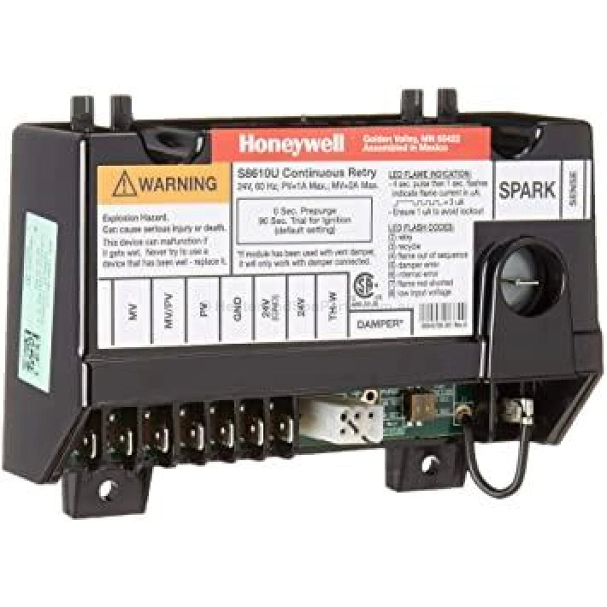 Honeywell S8600H S8610U Ignition Control Module - Jandy Lite, Brivis - Heater and Spa Parts