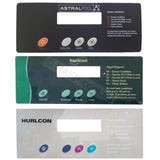 Hurlcon Astralpool MX HX JX WX Thermostat PCB Facia Label Decal Sticker - Heater and Spa Parts